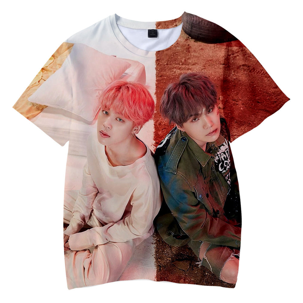 BTS All Over Realistic 3D Photo T-Shirt - Brand63