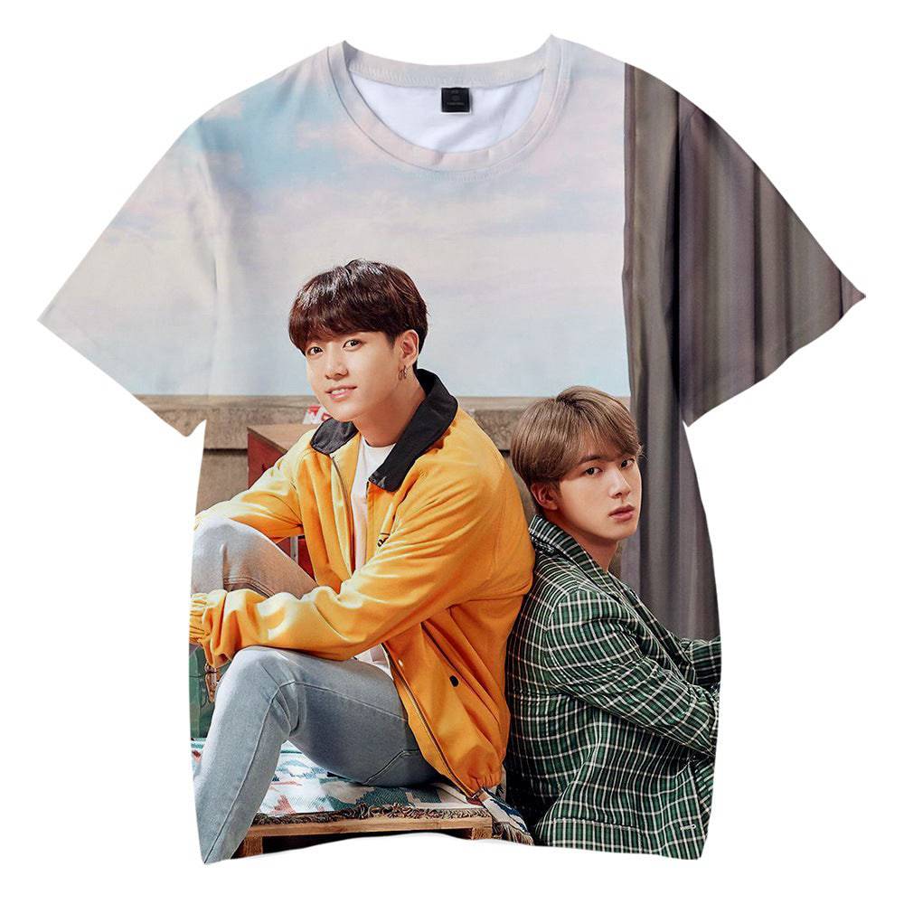 BTS All Over Realistic 3D Photo T-Shirt - Brand63