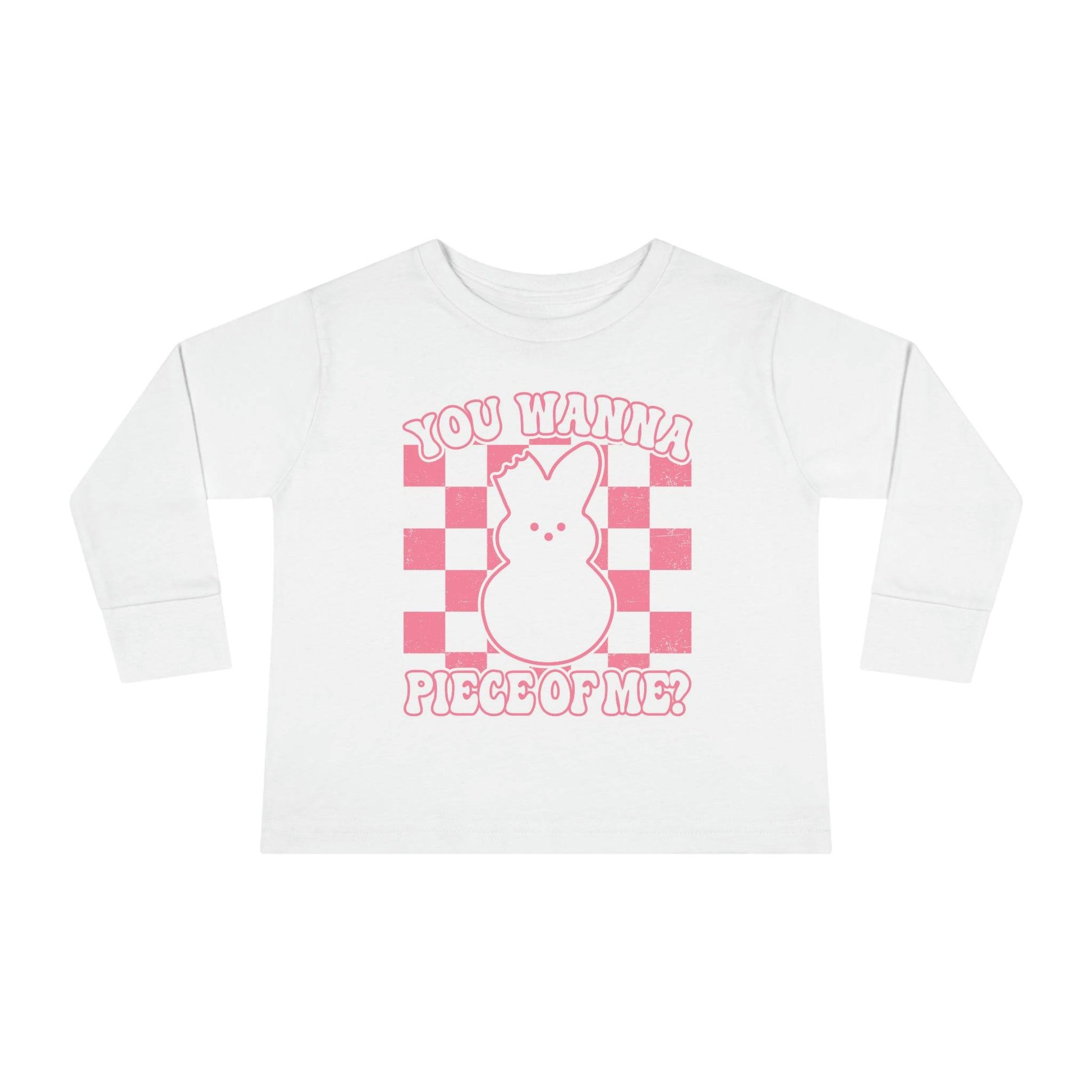 Easter Peeps, Toddler Long Sleeve Tee (PINK PEEPS) - Brand63