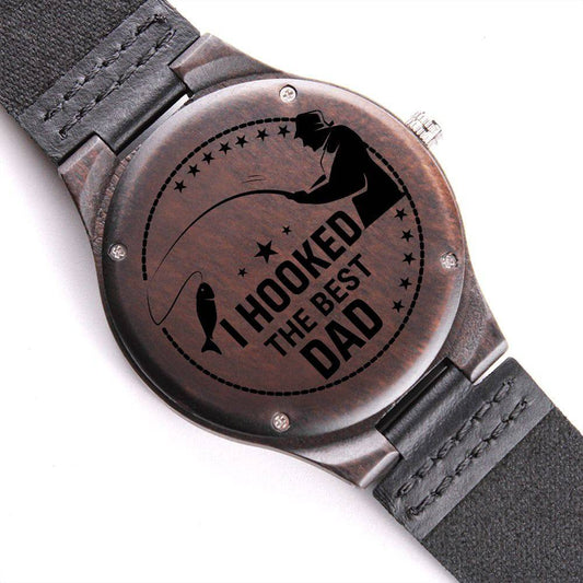 Exquisite Mon Trésor Engraved Wooden Watch - Brand63