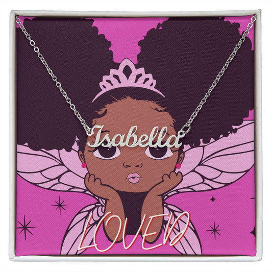 Personalized Name Necklace w/ Custom Photo Message Card | Fearless Name Jewelry - Brand63