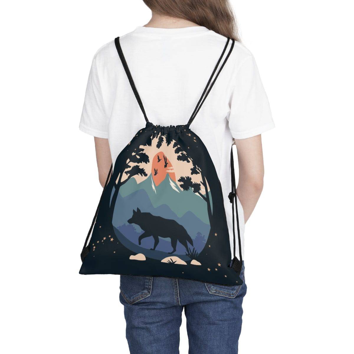 Outdoors Cool Pic Drawstring Bag, Spacious Bag Backpack, Soft Sturdy Drawstring Backpack, Fun Gift for Birthday Holidays or Back T - Brand63