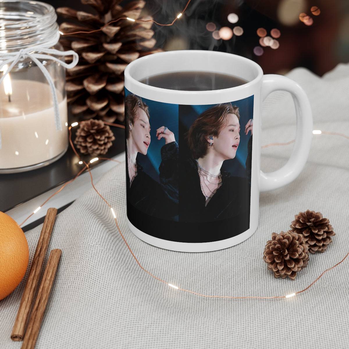 SALE Ceramic Mug - BTS JIMIN Mug, coffee, K-Pop, cup, wedding gift, Christmas Gift, Holiday Gift, Birthday gift, Tea Mug, Bangtan - Brand63