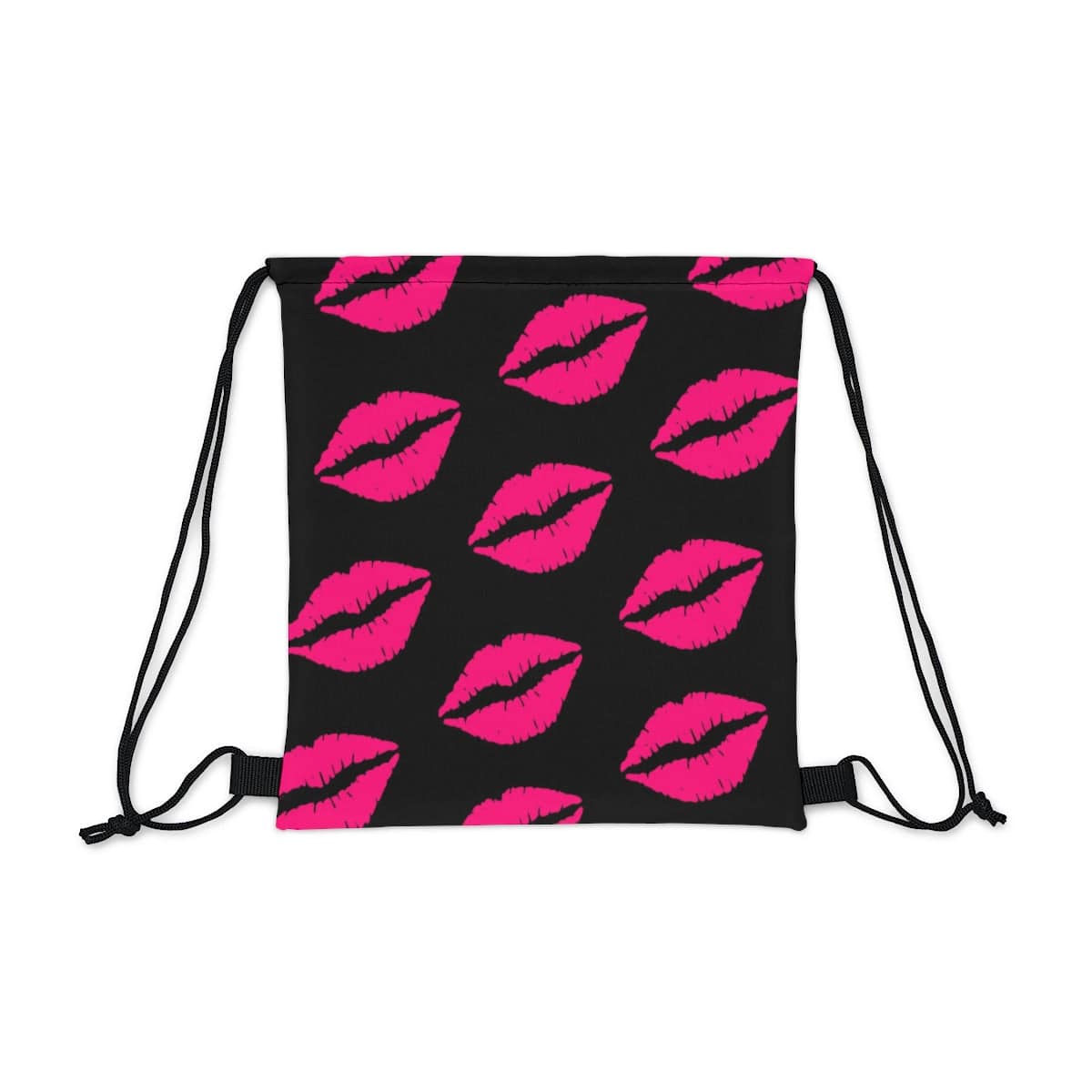 Lips On Me Drawstring Bag, Spacious Bag, Practical Backpack, Soft Sturdy Drawstring Backpack, Fun Gift for Birthday Holidays or Back T - Brand63