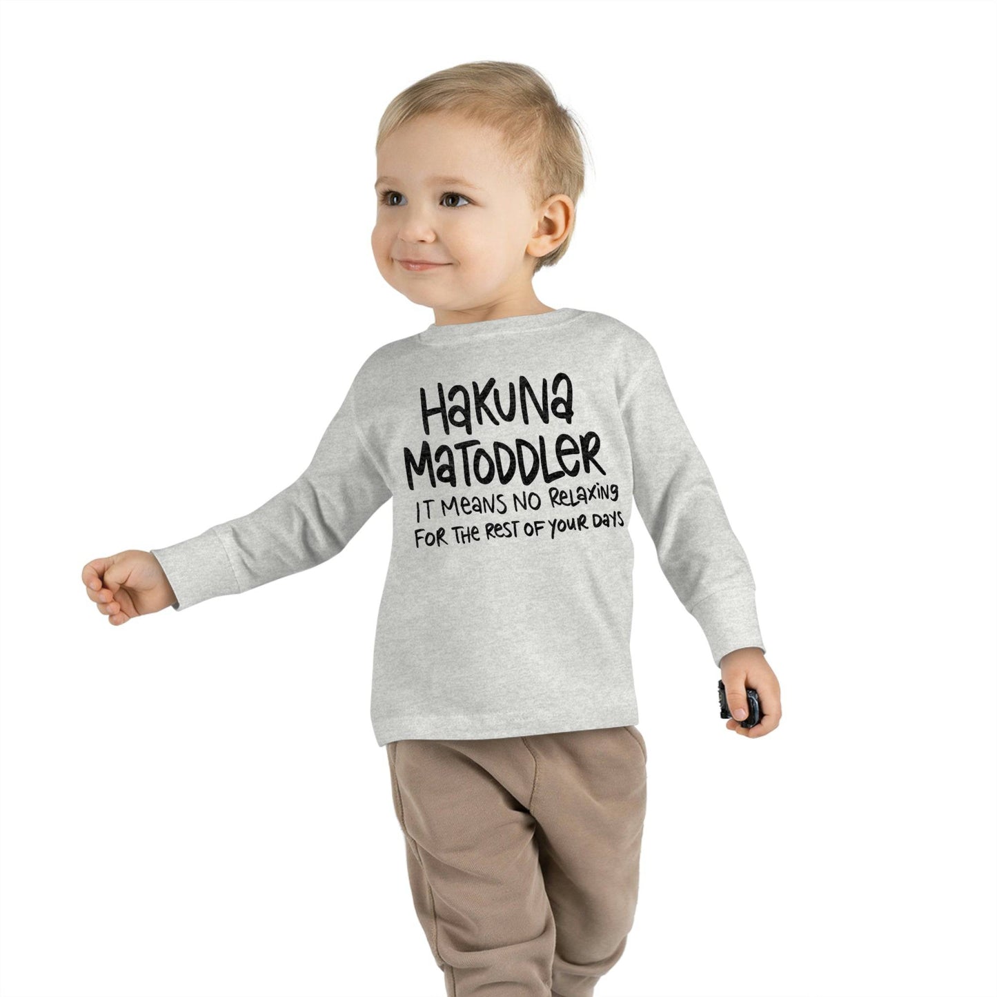 Toddler Life! Toddler Long Sleeve Tee, Hakuna MaToddler Shirt - Brand63