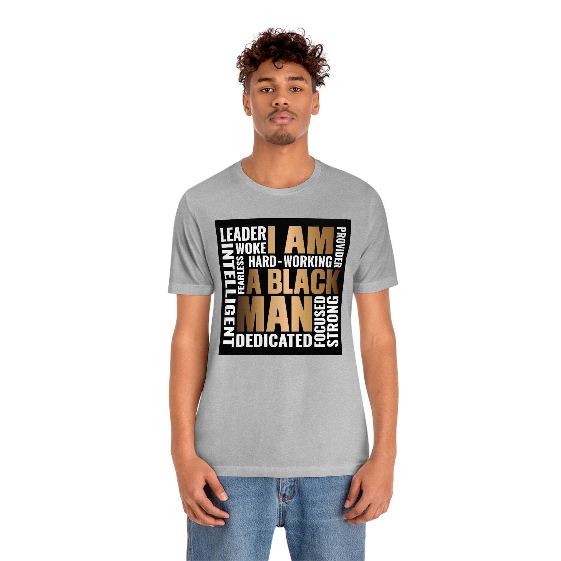 I'm A Black Man Tshirt Jersey Short Sleeve Tee - Brand63