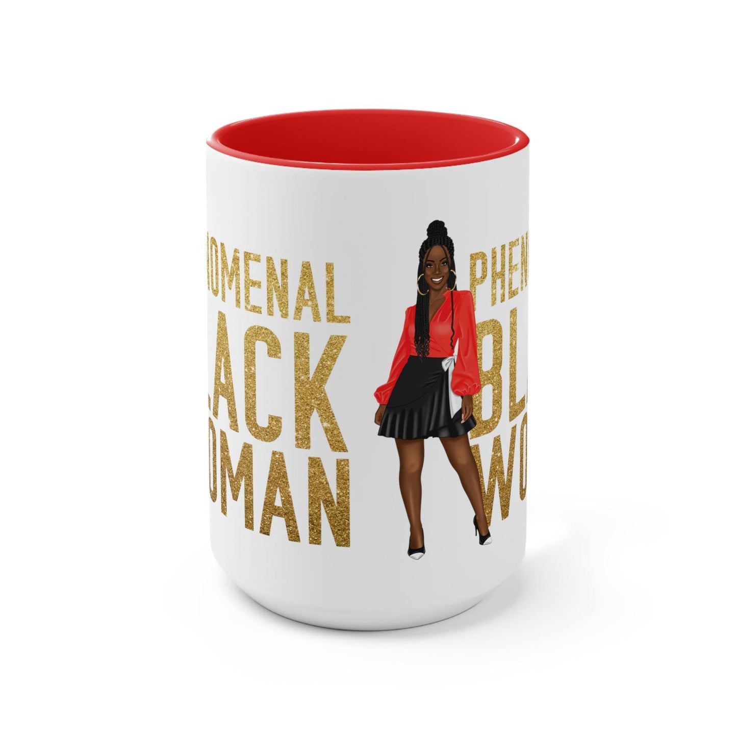 Celebrate Black History Month Mug , Black Pride and Daily Affirmations 15oz  Ceramic Coffee Mug  | Coffee Lovers | Tea Lover | Coffee Bar Decor - Brand63