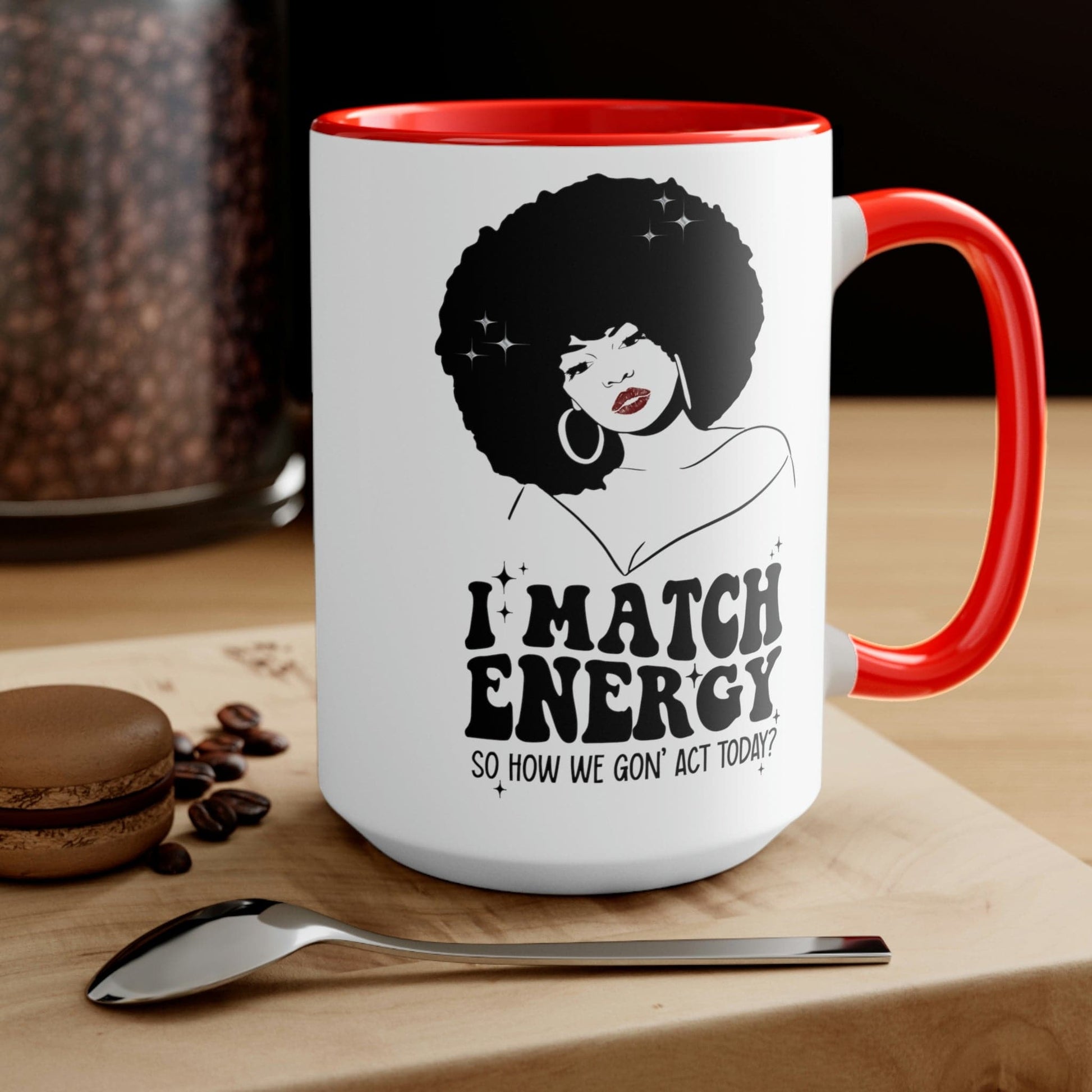 Celebrate Black History Month Mug , Black Pride and Daily Affirmations 15oz  Ceramic Coffee Mug  | Coffee Lovers | Tea Lover | Coffee Bar Decor - Brand63