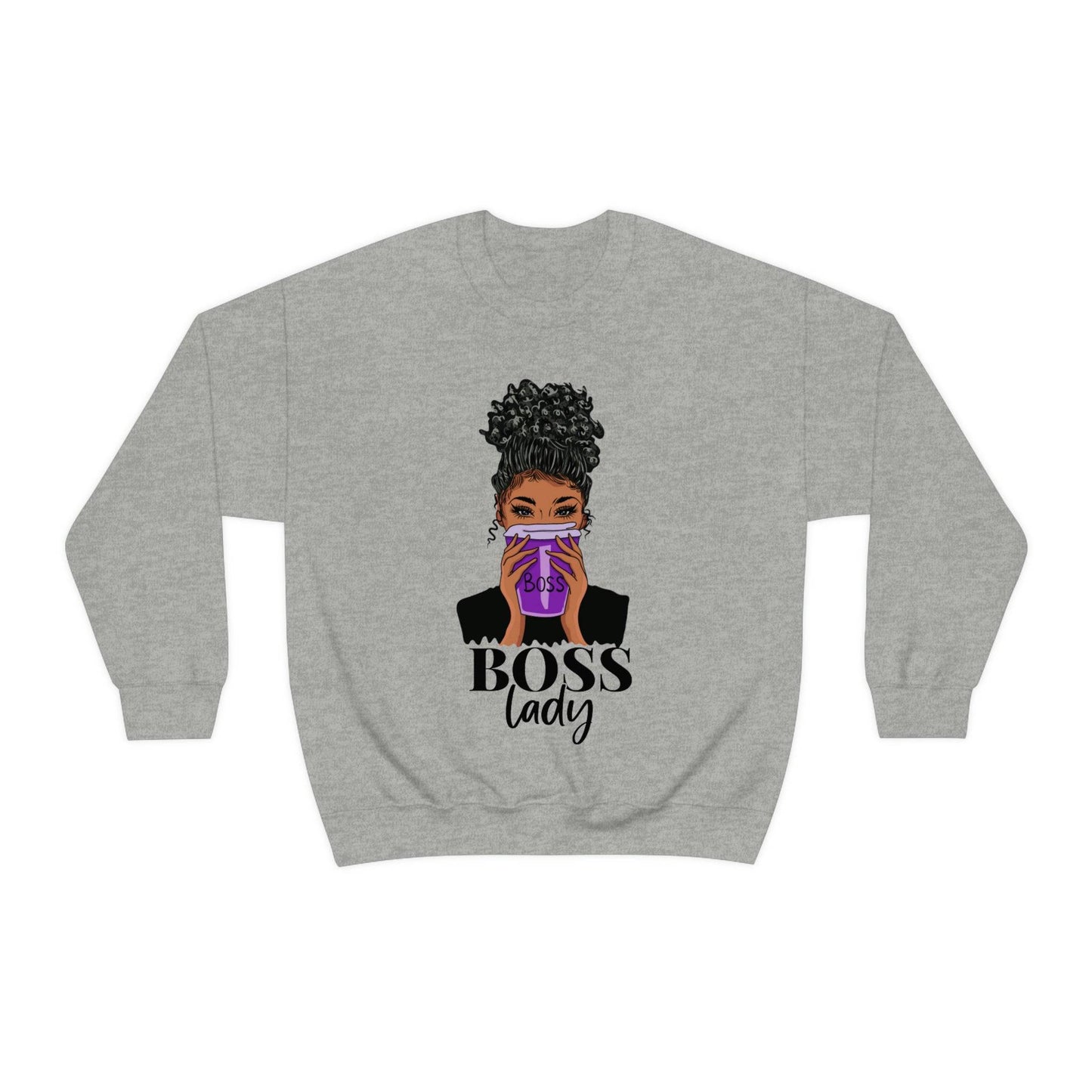 Bold and Empowering Boss Lady Sweatshirts for Black Women - Brand63