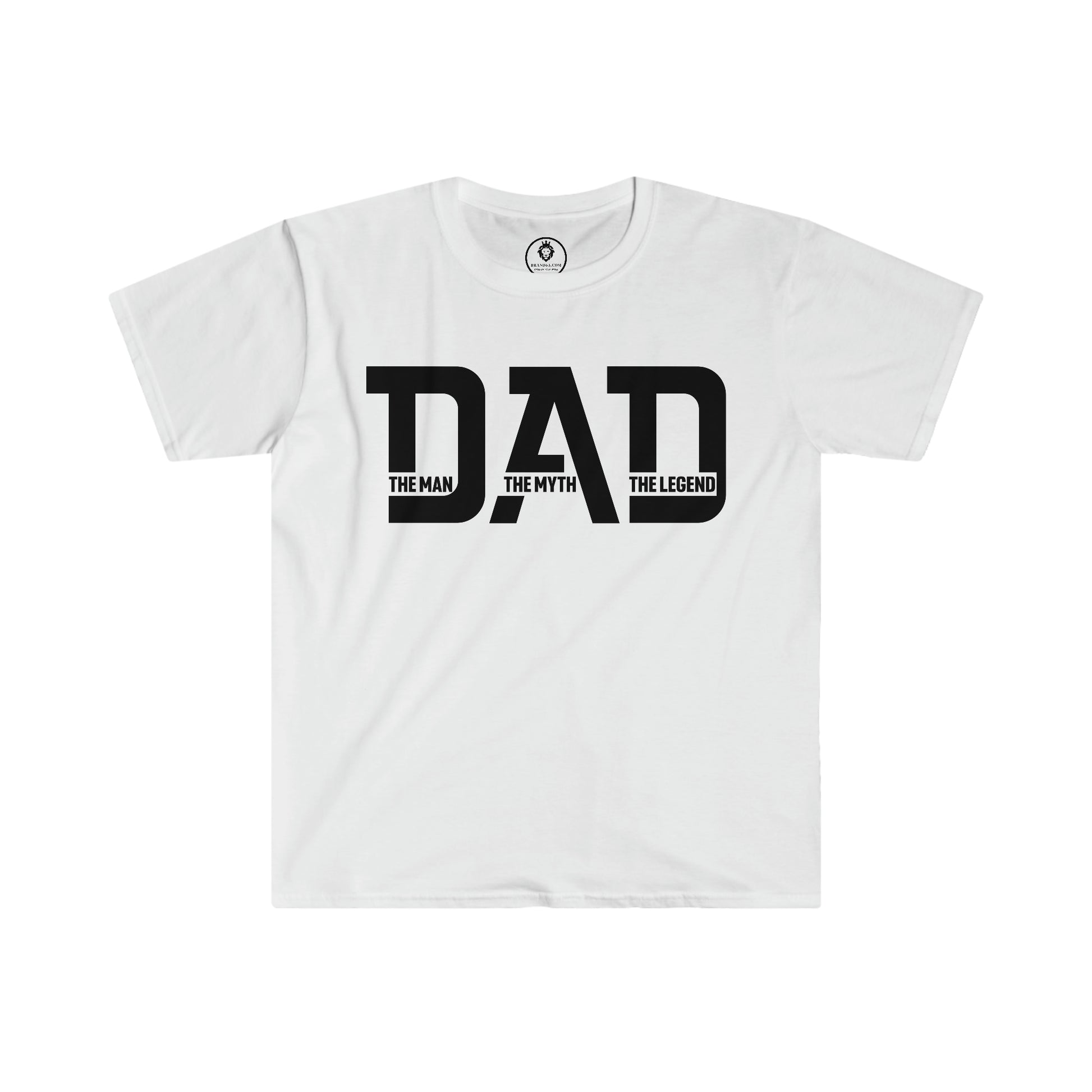 Father's Day T-Shirt | DAD, The Man The Myth The Legend |  Soft-Style 100% Cotton Shirt, Brand63.com, Father's Day Sale, Father's Day Gift, Gifts For Dads