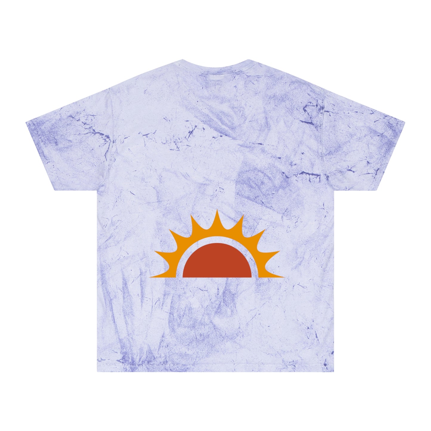 Brand63's Exclusive "Be The Sunshine" Comfort Colors T-shirt has a unique color blast pattern on every shirt. Made 100% with incredibly soft, ring-spun cotton, each tee is soft-washed and garment-dyed. Its relaxed fit makes it the perfect daily choice for any casual occasion. Perfect Summer T-shirt. 