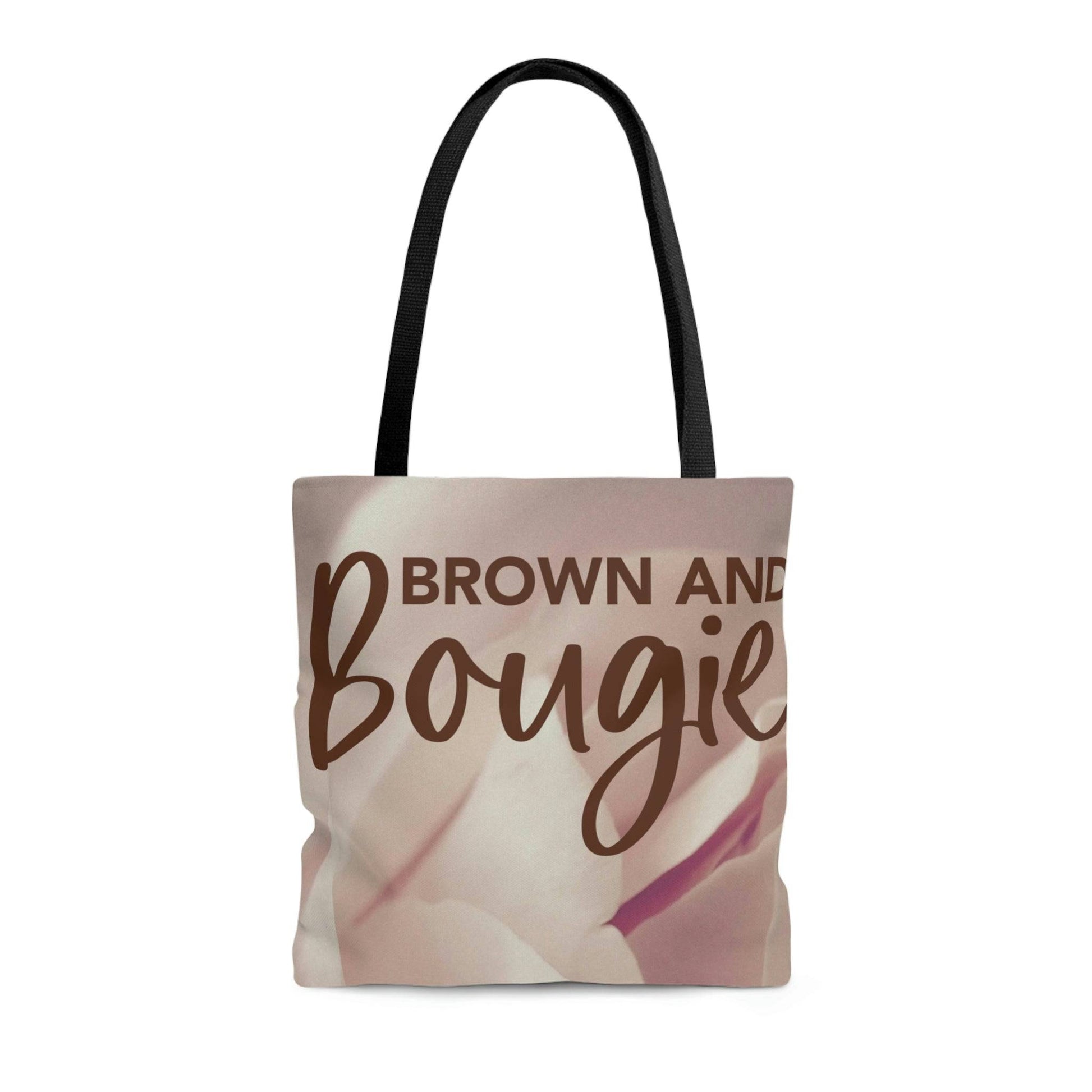 Brown & Bougie Black Pride Tote Bag | Purse (Pink Rose) - Brand63