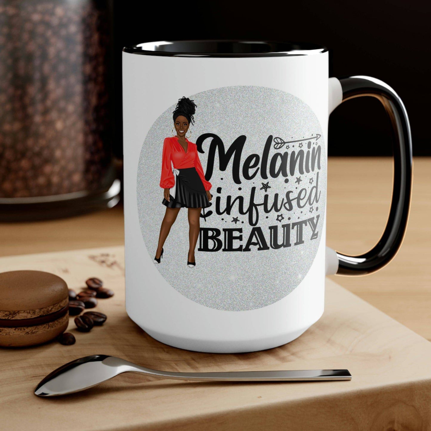 Celebrate Black History Month Mug , Black Pride and Daily Affirmations 15oz  Ceramic Coffee Mug  | Coffee Lovers | Tea Lover | Coffee Bar Decor - Brand63